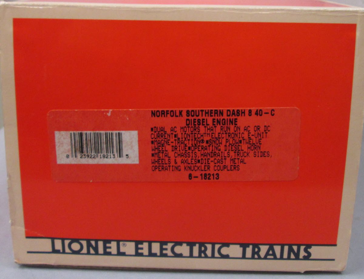 Lionel 6-18213 O Gauge Norfolk Southern Dash 8 40-C Diesel Locomotive #8688 LN/Box
