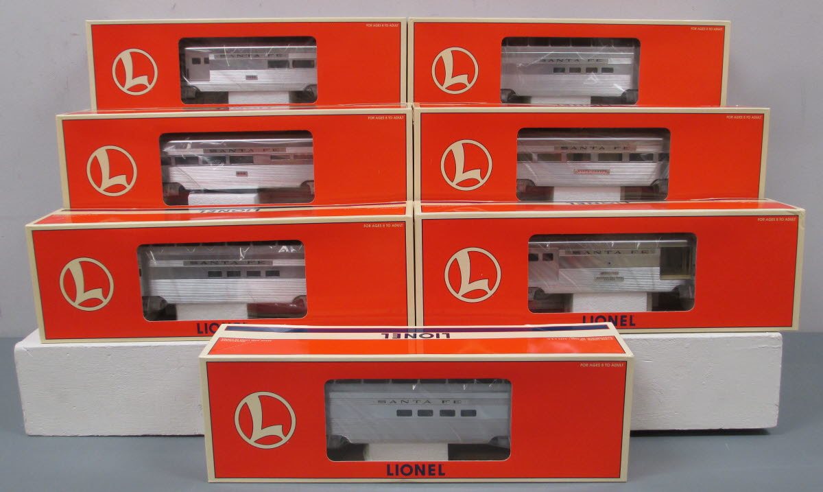 Lionel 6-21786 O Gauge Santa Fe ABBA F3 Diesel Passenger Train Set EX/Box