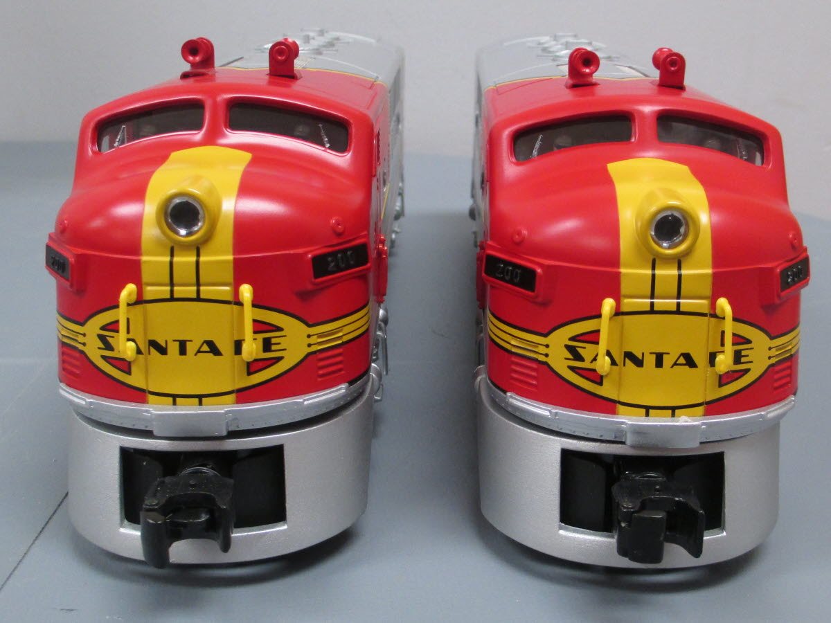 Lionel 6-21786 O Gauge Santa Fe ABBA F3 Diesel Passenger Train Set EX/Box