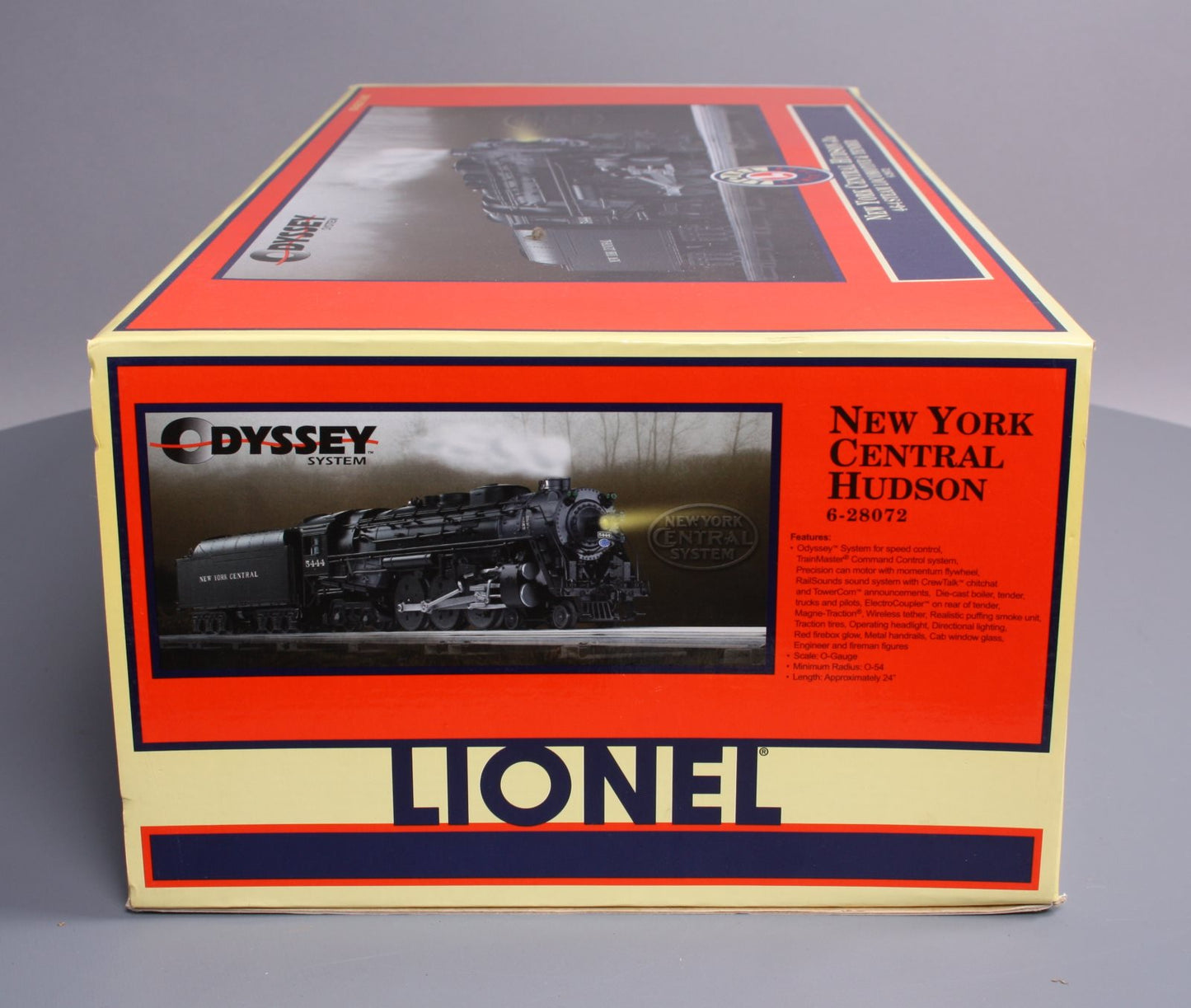 Lionel 6-28072 O NYC 4-6-4 Hudson J-3a Steam Loco & Tender #5444 with TMCC LN/Box
