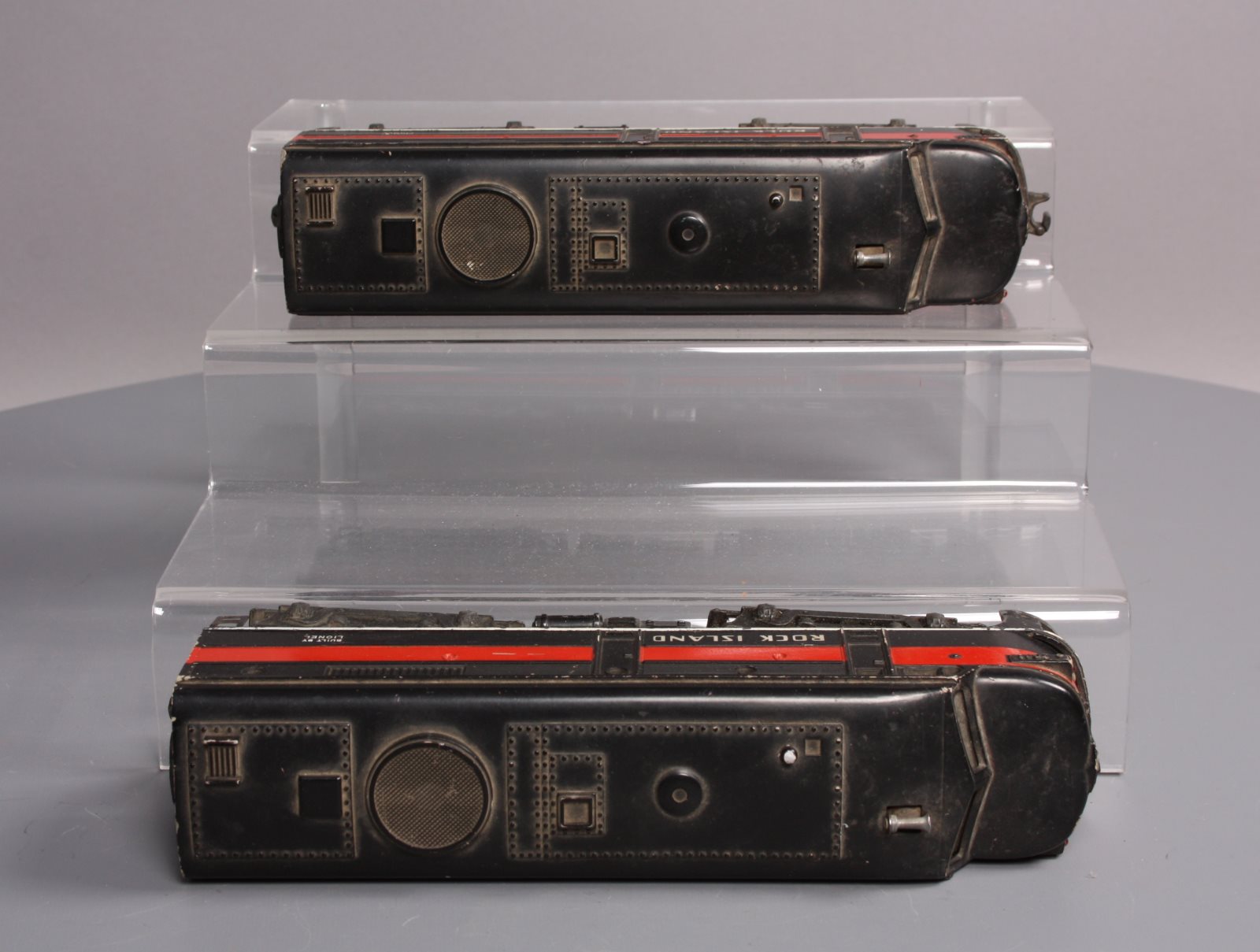 Lionel 2031 Vintage O Rock Island Alco AA Diesel Locomotive Set VG