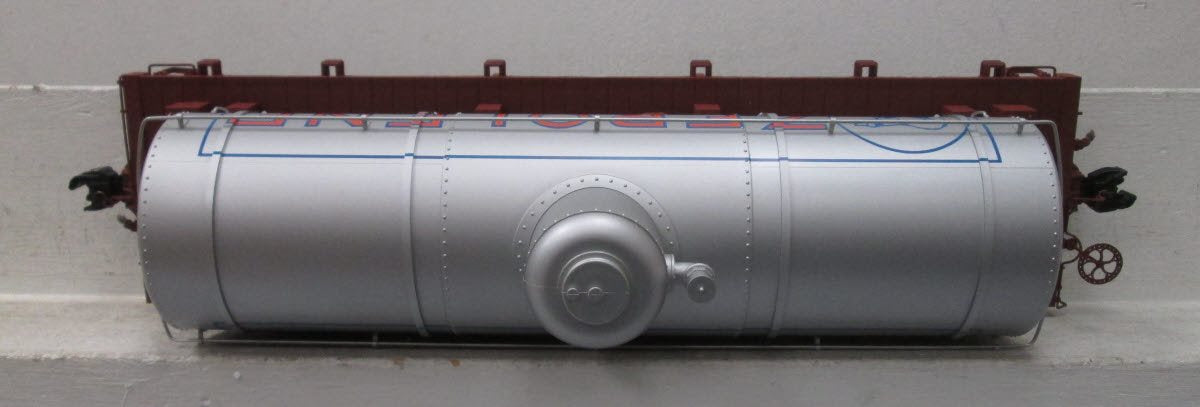 AMS AM208-01 1:20.3 Scale (Narrow Gauge) N.C.O.Zerolene Tank Car #A7 - Metal Wh LN/Box