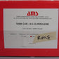 AMS AM208-01 1:20.3 Scale (Narrow Gauge) N.C.O.Zerolene Tank Car #A7 - Metal Wh LN/Box