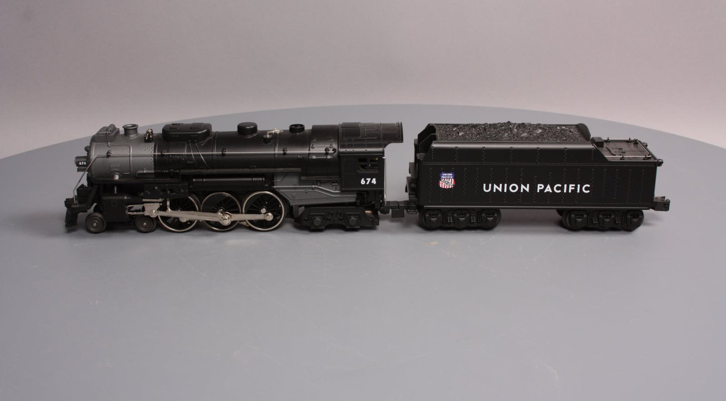 Lionel 6-81303 O Union Pacific LionChief Plus 4-6-4 Hudson Steam Locomotive #674