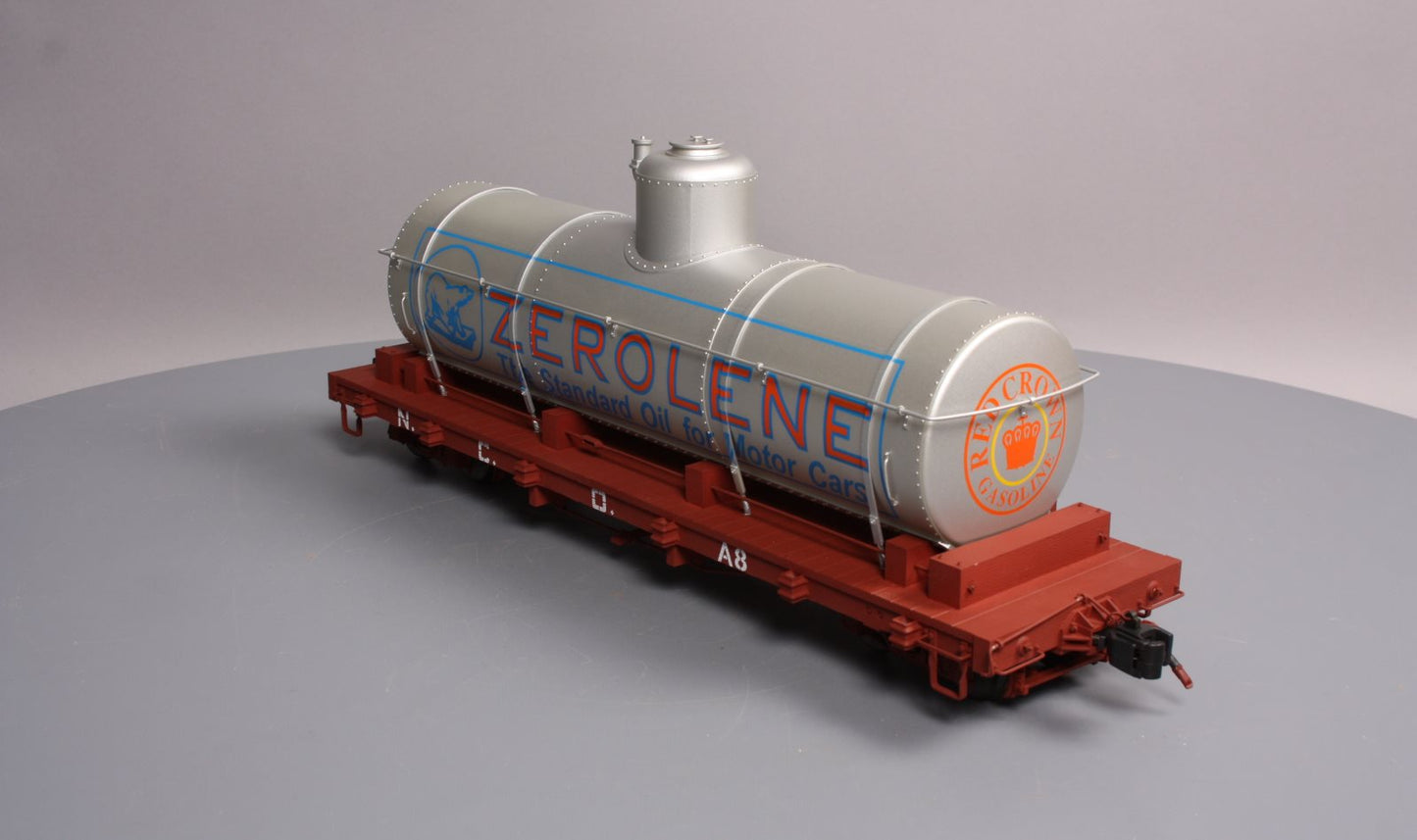 AMS AM208-01 1:20.3 Scale (NG) N.C.O. Zerolene Tank Car #A8 - Metal Wheels LN/Box