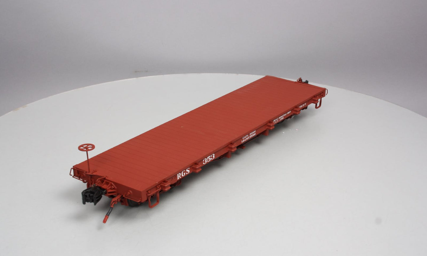AMS AM31-360 1:20.3 Scale RGS Narrow Gauge Flat Cars #353 LN/Box