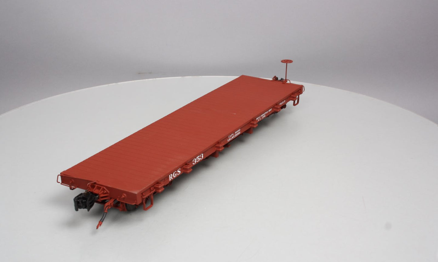 AMS AM31-360 1:20.3 Scale RGS Narrow Gauge Flat Cars #353 LN/Box