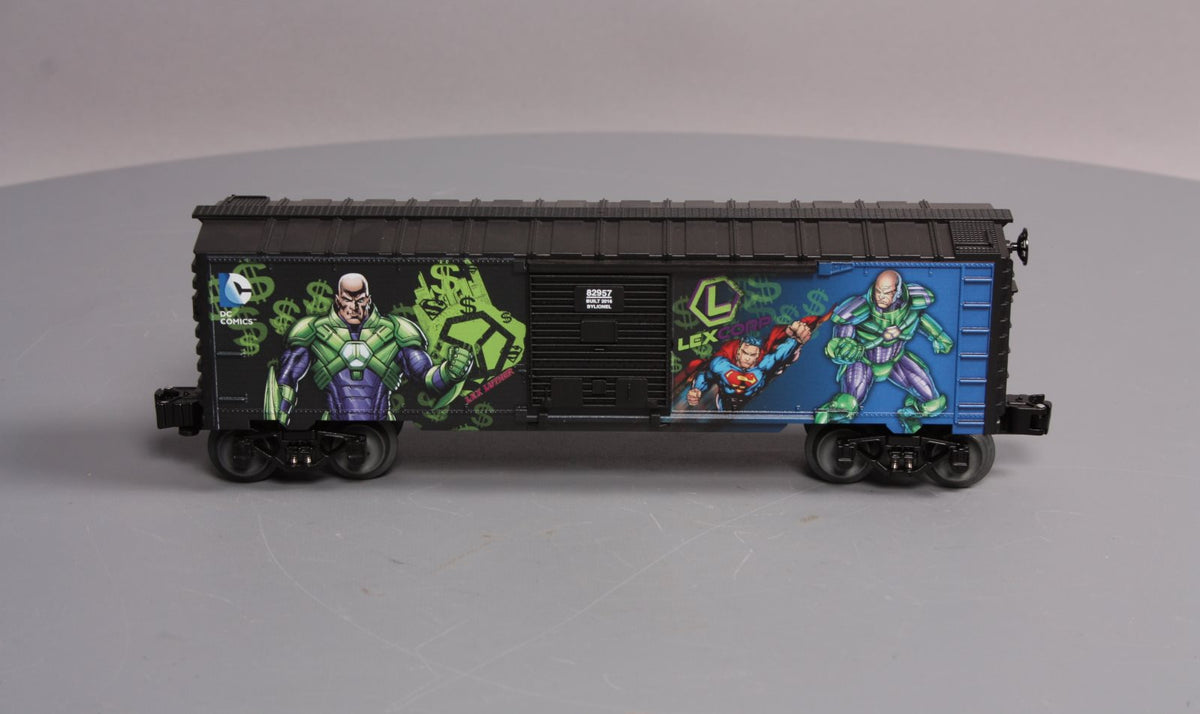 Lionel 6-82957 O Gauge Justice League Lex Luthor Boxcar NIB