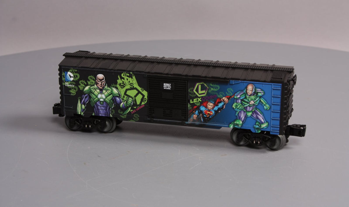 Lionel 6-82957 O Gauge Justice League Lex Luthor Boxcar NIB