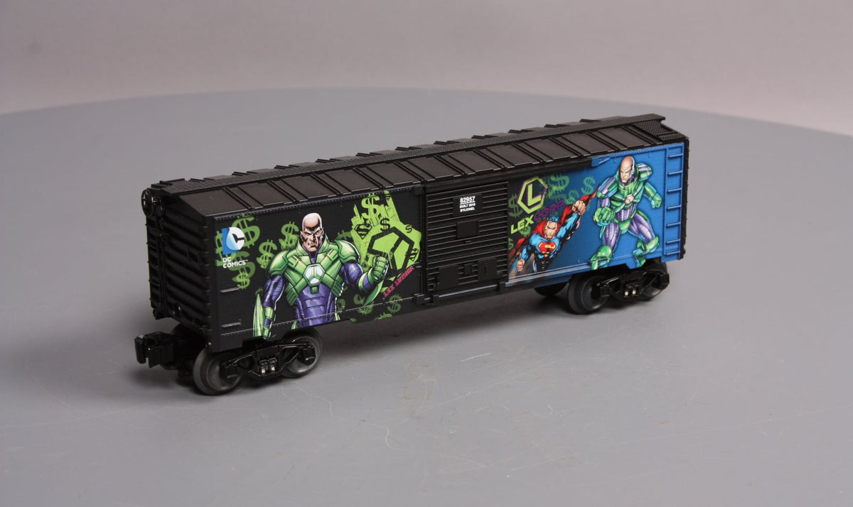 Lionel 6-82957 O Gauge Justice League Lex Luthor Boxcar NIB