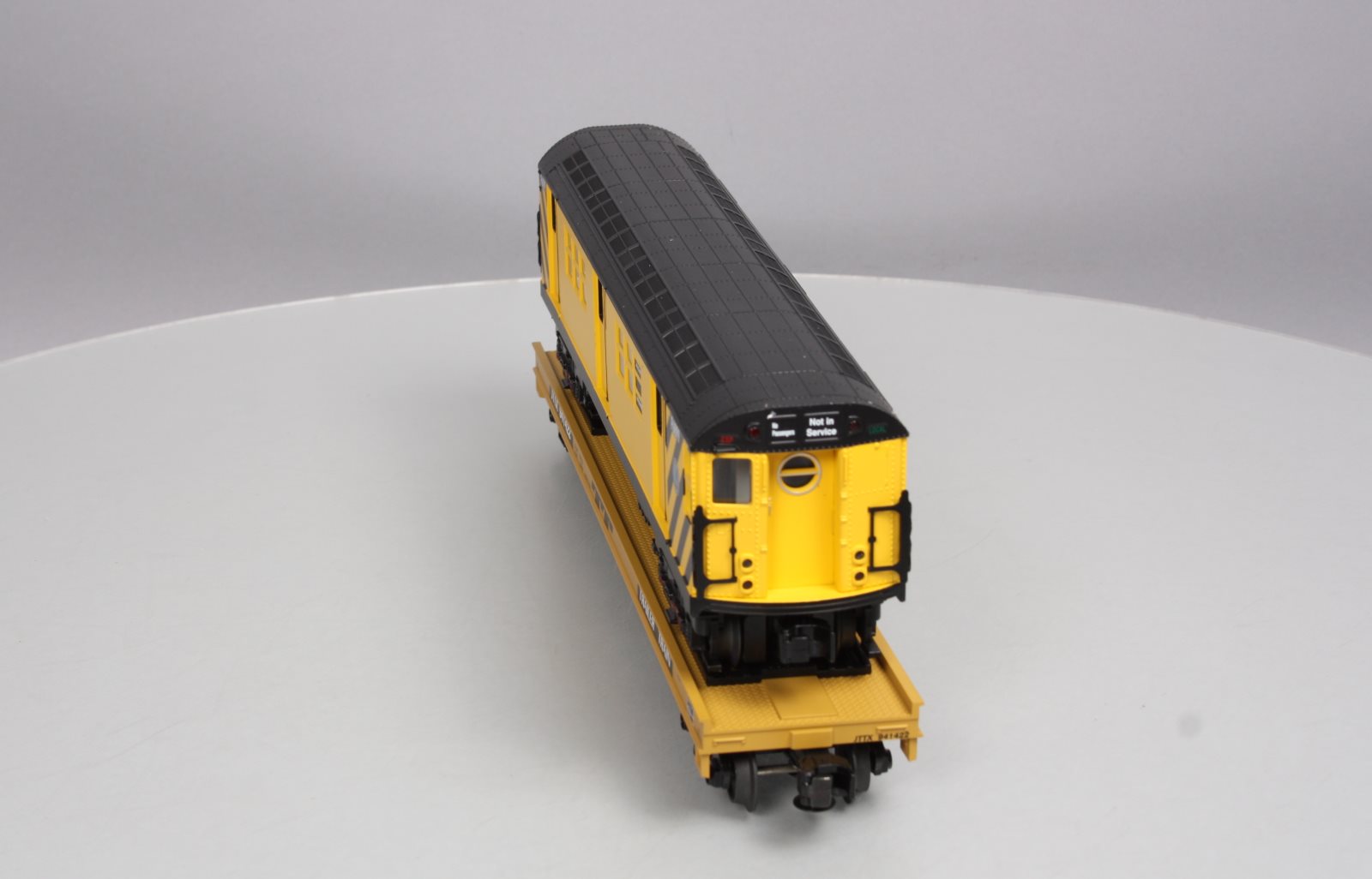 MTH 20-98365 O Gauge MTA Flatcar #941422 with R-17 Subway Car LN/Box