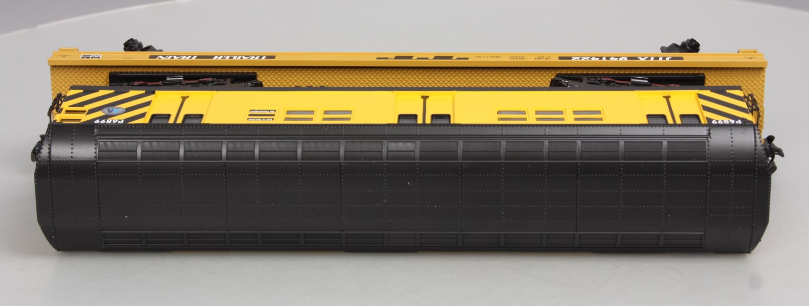 MTH 20-98365 O Gauge MTA Flatcar #941422 with R-17 Subway Car LN/Box