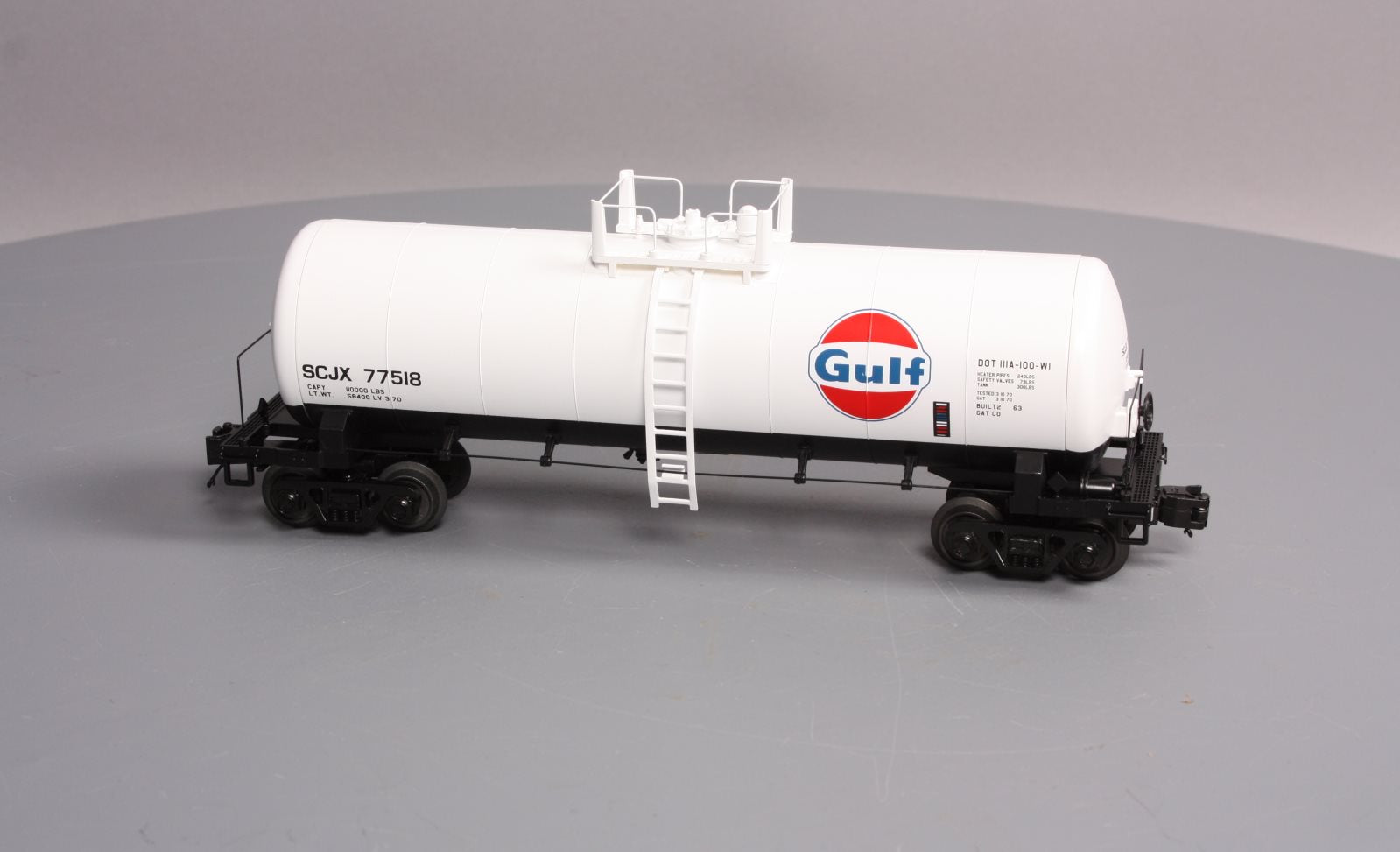 MTH 20-96235 O Gauge Gulf Tank Car #77518 LN/Box