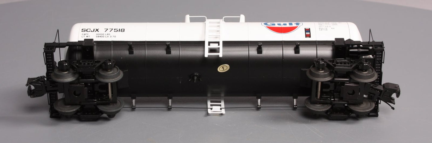 MTH 20-96235 O Gauge Gulf Tank Car #77518