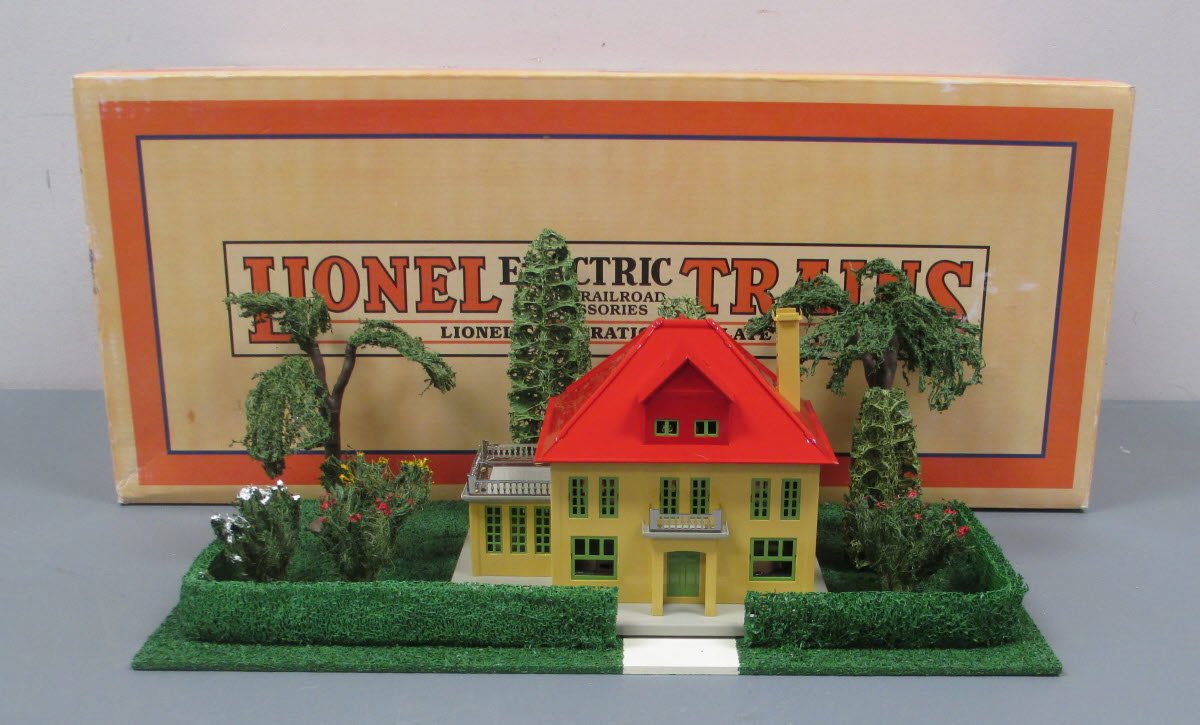 Lionel 11-90072 #911 Tinplate Red & Cream Villa & Country Estate Plot NIB