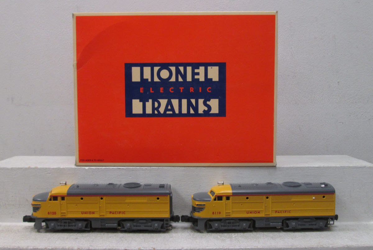 Lionel 6-18119 O Gauge Union Pacific FA-2 Alco AA Diesel Engine Set #8119/8120 MT/Box