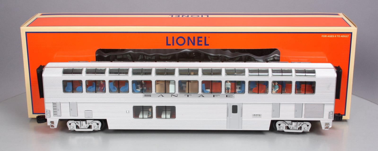 Lionel 6-15353 Santa Fe Hi-Level Lounge Car #575 LN/Box