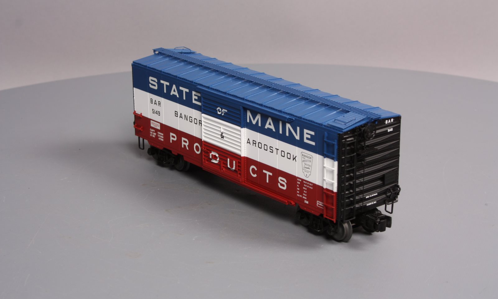 Lionel 6-83528 O Gauge Bangor & Aroostook State of Maine PS-1 Sound Boxcar #5149 EX/Box