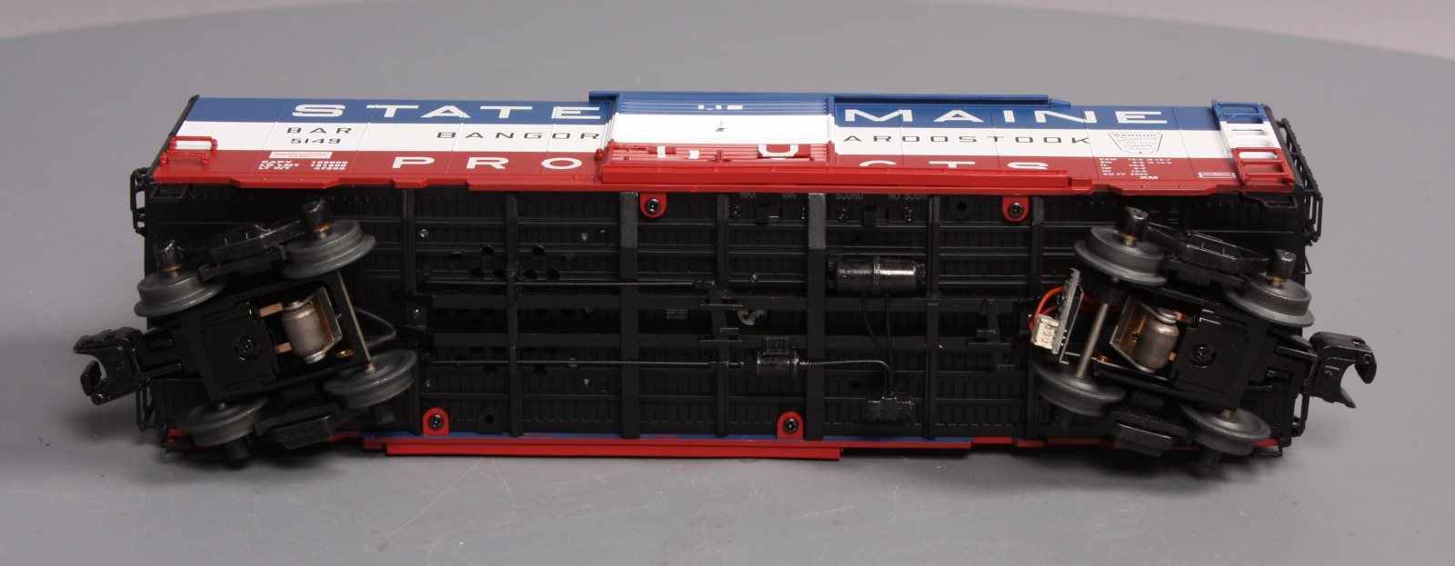 Lionel 6-83528 O Gauge Bangor & Aroostook State of Maine PS-1 Sound Boxcar #5149 EX/Box