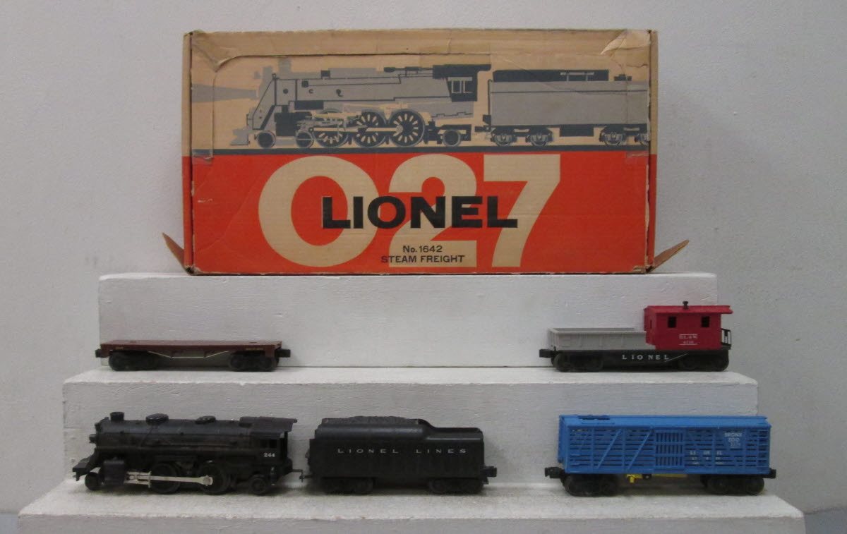 Lionel 1642 O 244 Circus Special Vintage Steam Freight Set #1130T,3376,6405,6119 EX/Box