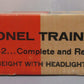 Lionel 1642 O 244 Circus Special Vintage Steam Freight Set #1130T,3376,6405,6119 EX/Box