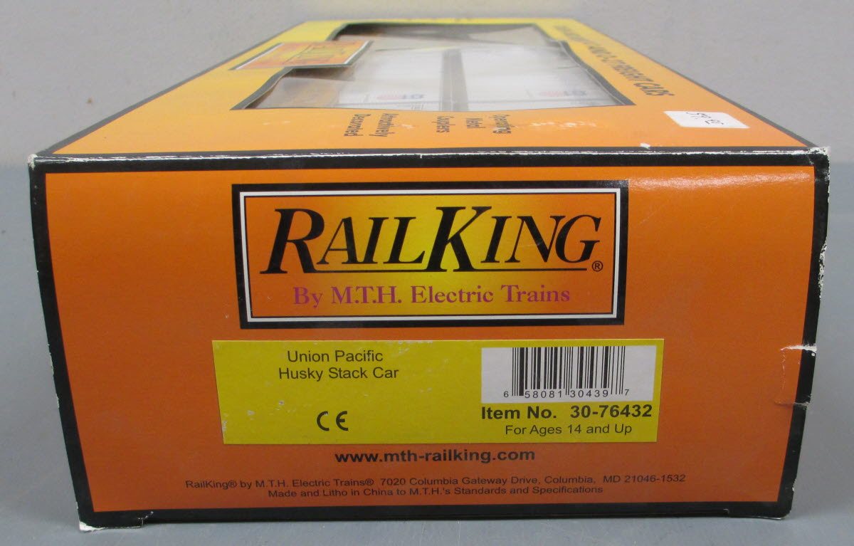 MTH 30-76432 O Scale Union Pacific Husky Stack car LN/Box