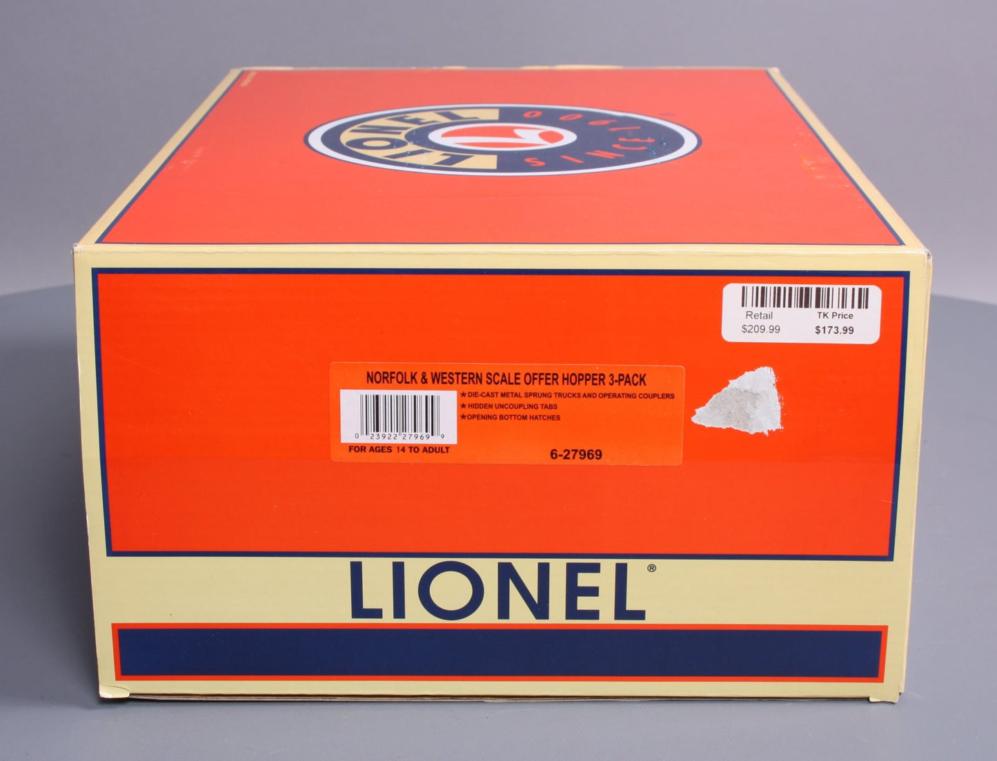 Lionel 6-27969 O N&W Scale Offset Hoppers 3-Pack