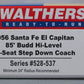 Walthers 932-9760 HO Santa Fe El Capitan 85' Budd Hi-Level Step Down Coach LN/Box