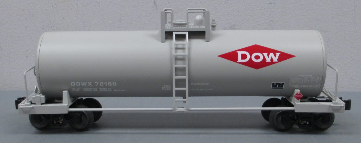 Lionel 6-17970 O Gauge DOW Chemical Unibody Tank Car #72160 NIB