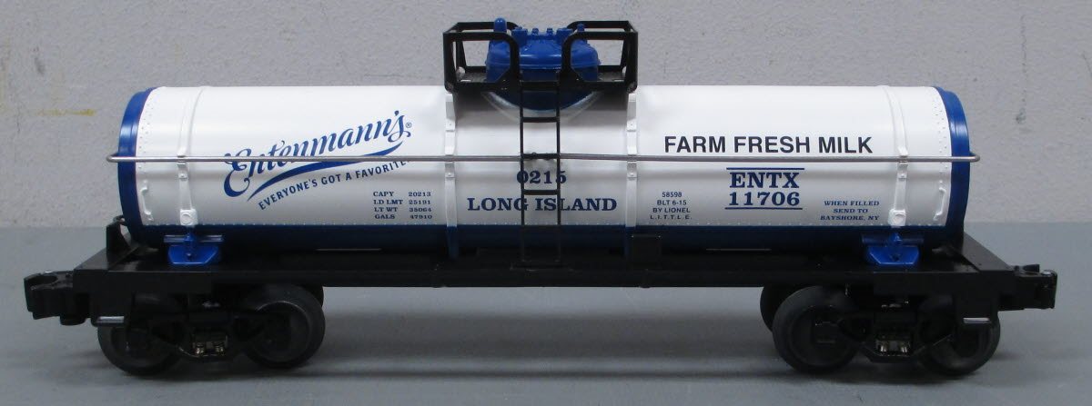 Lionel 6-58598 O Gauge Long Island Entenmann's Tank Car (METCA 2015) LN/Box