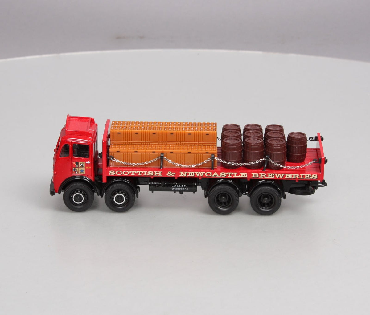Corgi 97317 1:50 Scale Scottish & Newcastle Foden Flatbed W/Unpainted Figures
