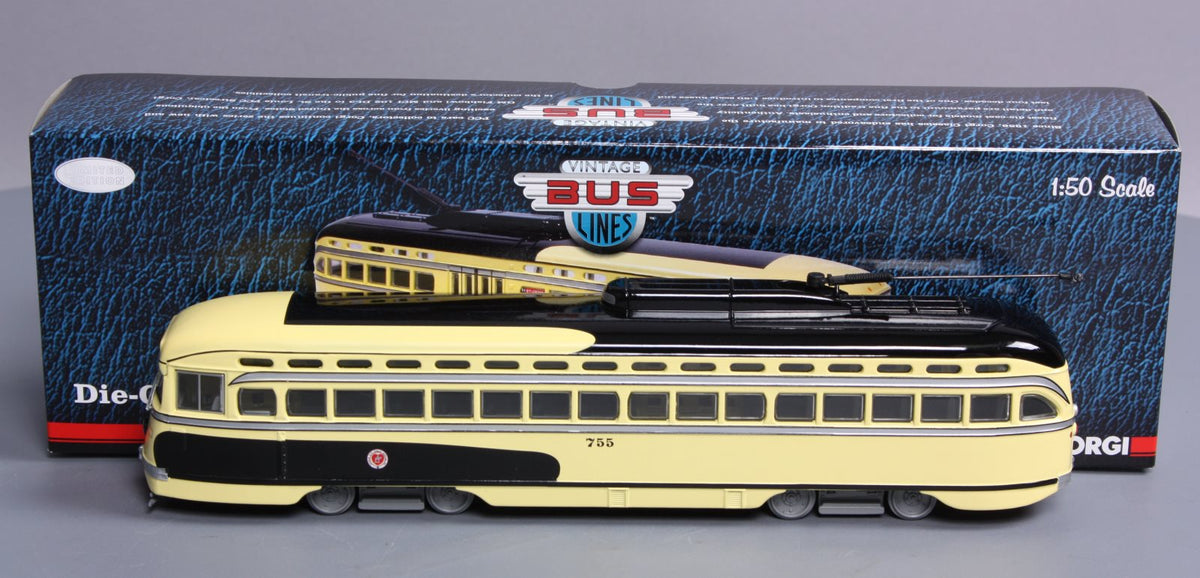Corgi US55032 1:50 Kansas City PCC Streetcar Vinatge Bus Lines LN/Box