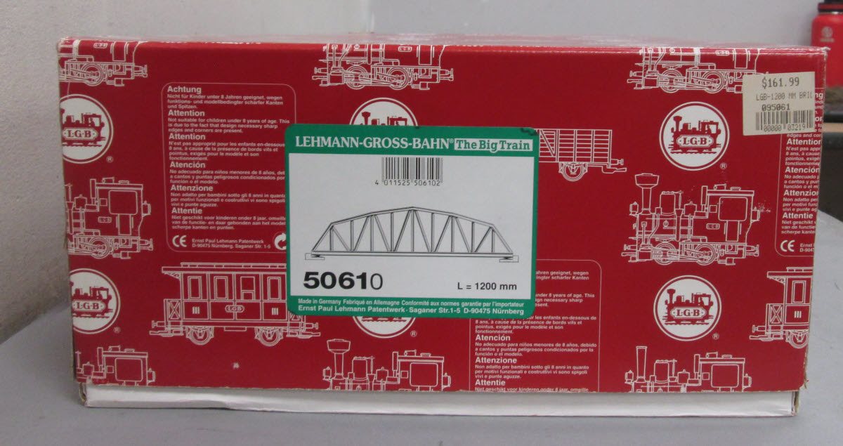 LGB 50610 G Scale Steel Truss Bridge EX/Box