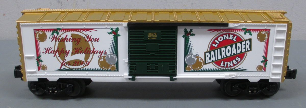 Lionel 6-25073 O Gauge 2009 LRRC Christmas Boxcar LN/Box