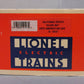 Lionel 6-19127 O California Zephyr "Silver Sky"  Aluminum Vista Observation Car LN/Box