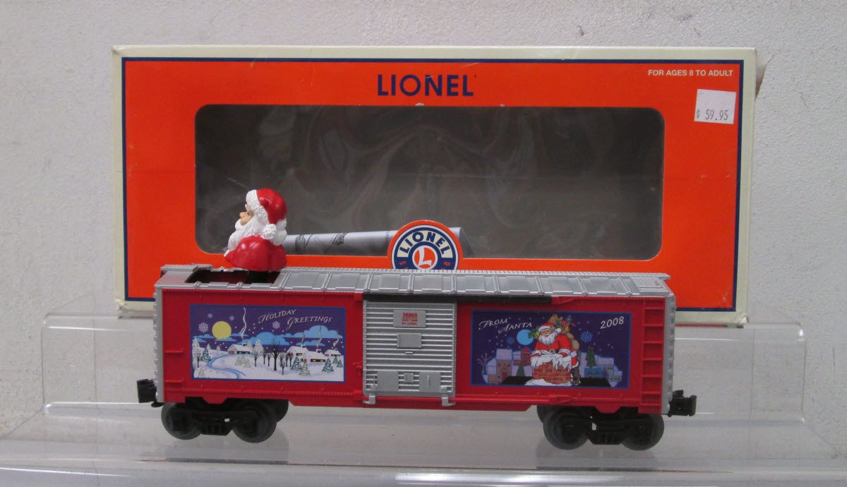 Lionel 6-36869 O Gauge Bobbing Santa Boxcar LN/Box