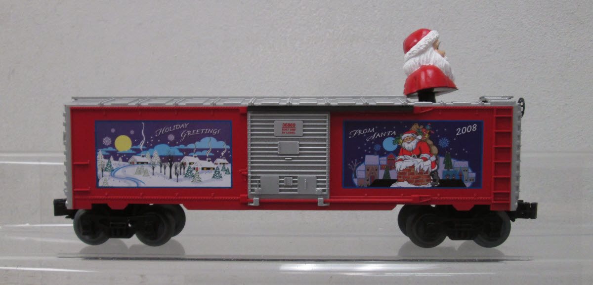 Lionel 6-36869 O Gauge Bobbing Santa Boxcar LN/Box