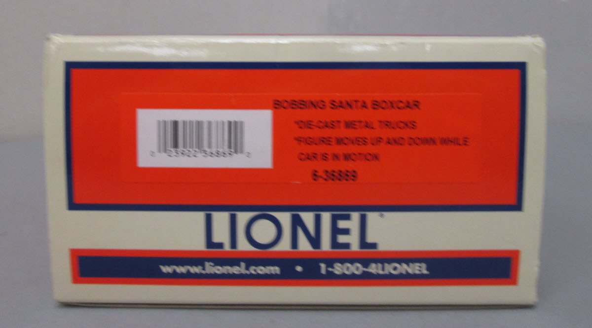 Lionel 6-36869 O Gauge Bobbing Santa Boxcar LN/Box