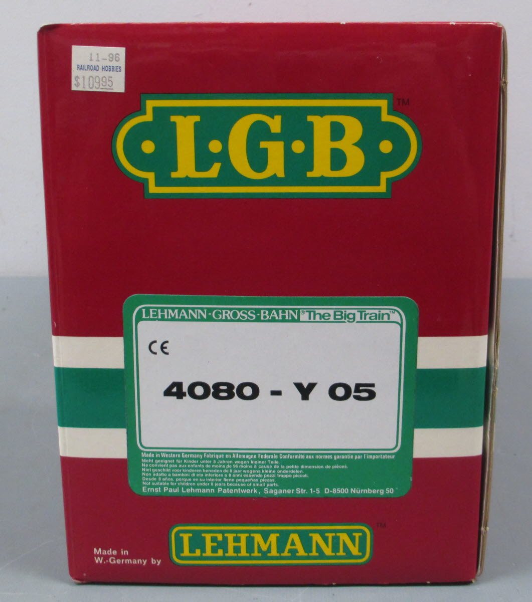 LGB 4080-Y05 G Scale San Diego & Arizona Tank Car