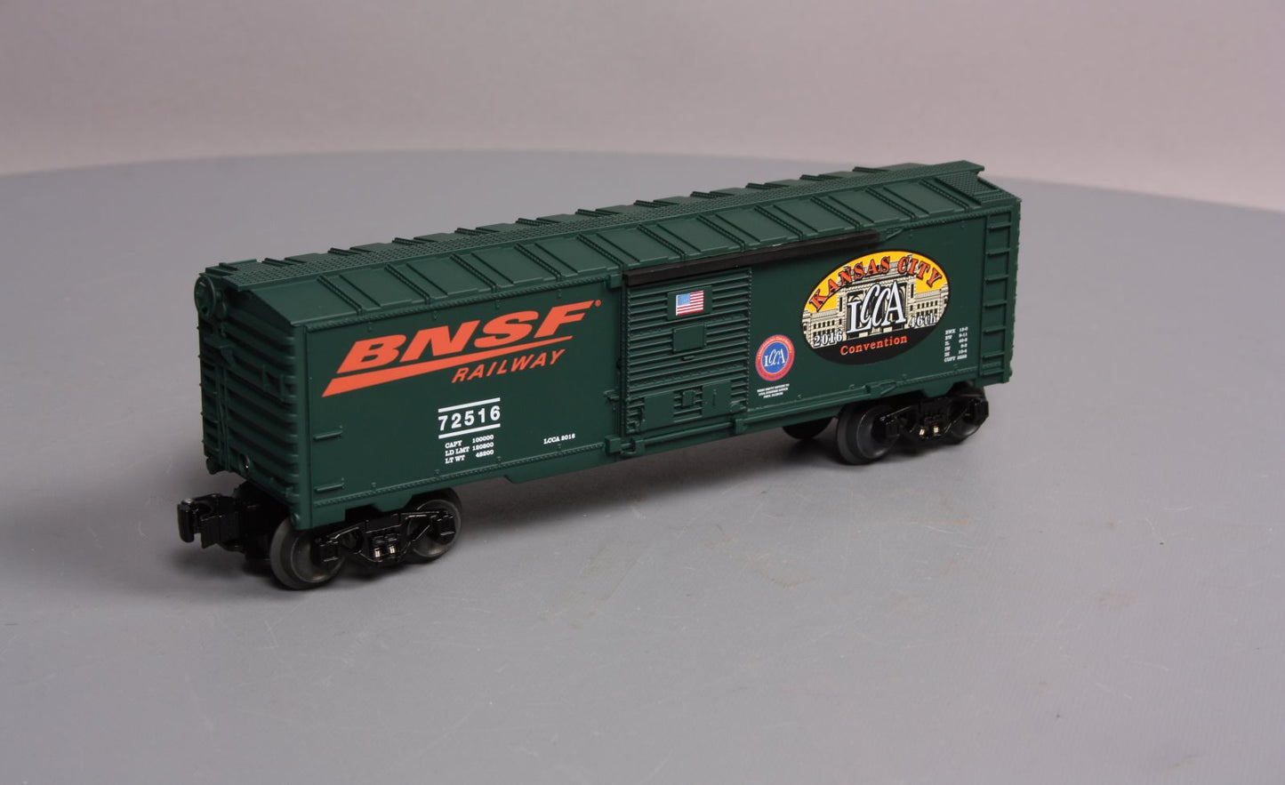 Lionel 6-59017 O Gauge LCCA 2016 Kansas City Convention BNSF Train Ride Boxcar LN/Box
