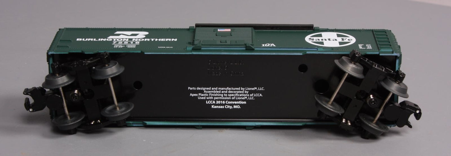 Lionel 6-59017 O Gauge LCCA 2016 Kansas City Convention BNSF Train Ride Boxcar LN/Box