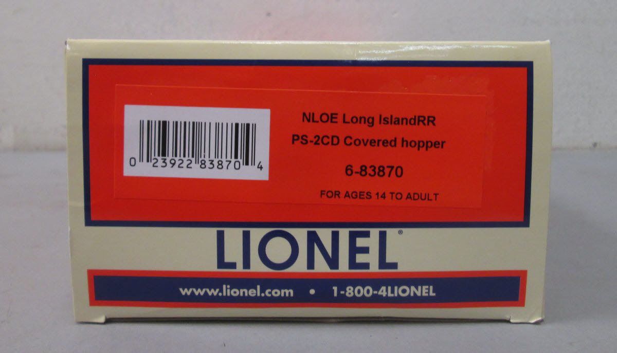 Lionel 6-83870 O Gauge NLOE Long Island RR PS-2CD Covered Hopper #8317 LN/Box