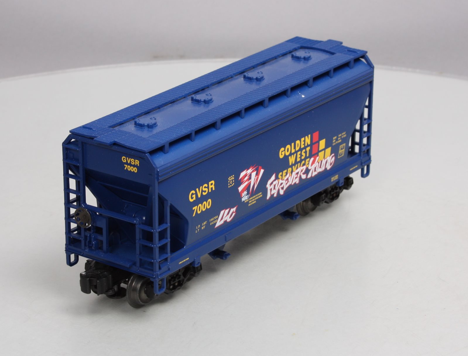 Lionel 6-17014 O Gauge Golden West Graffiti Covered 2-Bay Hopper #7000 LN/Box