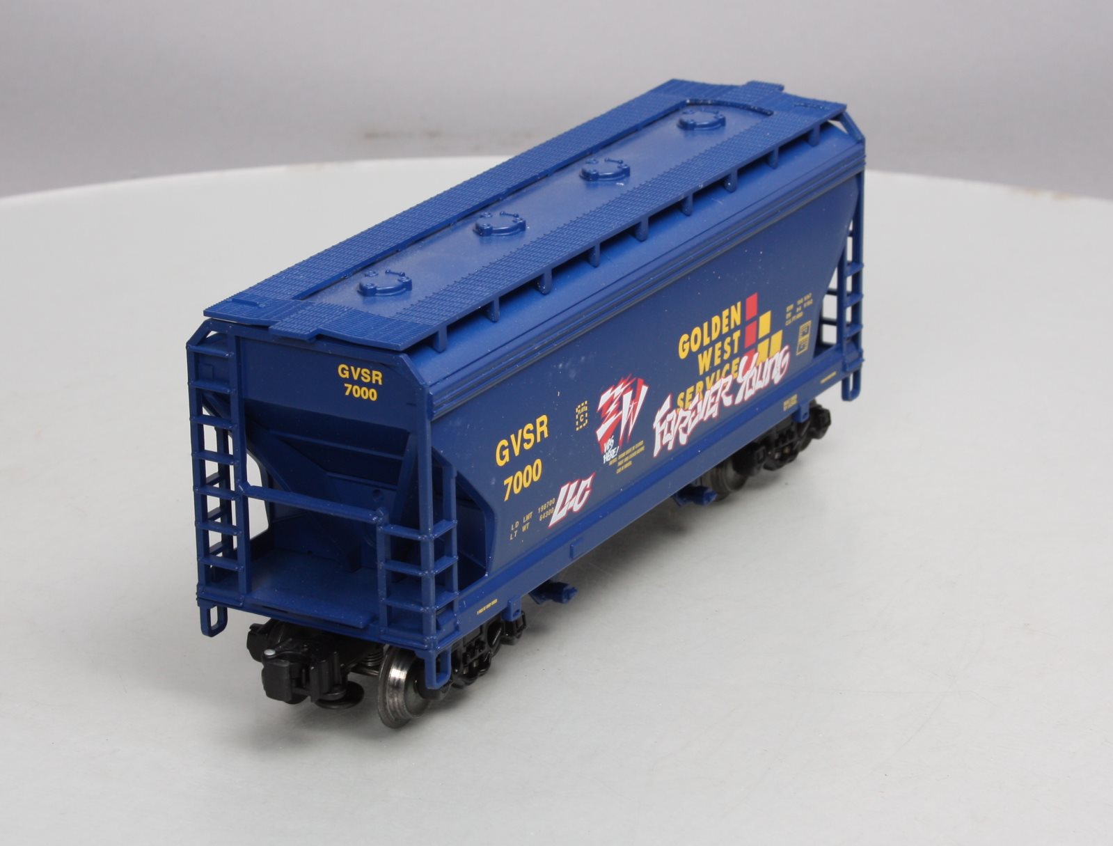 Lionel 6-17014 O Gauge Golden West Graffiti Covered 2-Bay Hopper #7000 LN/Box