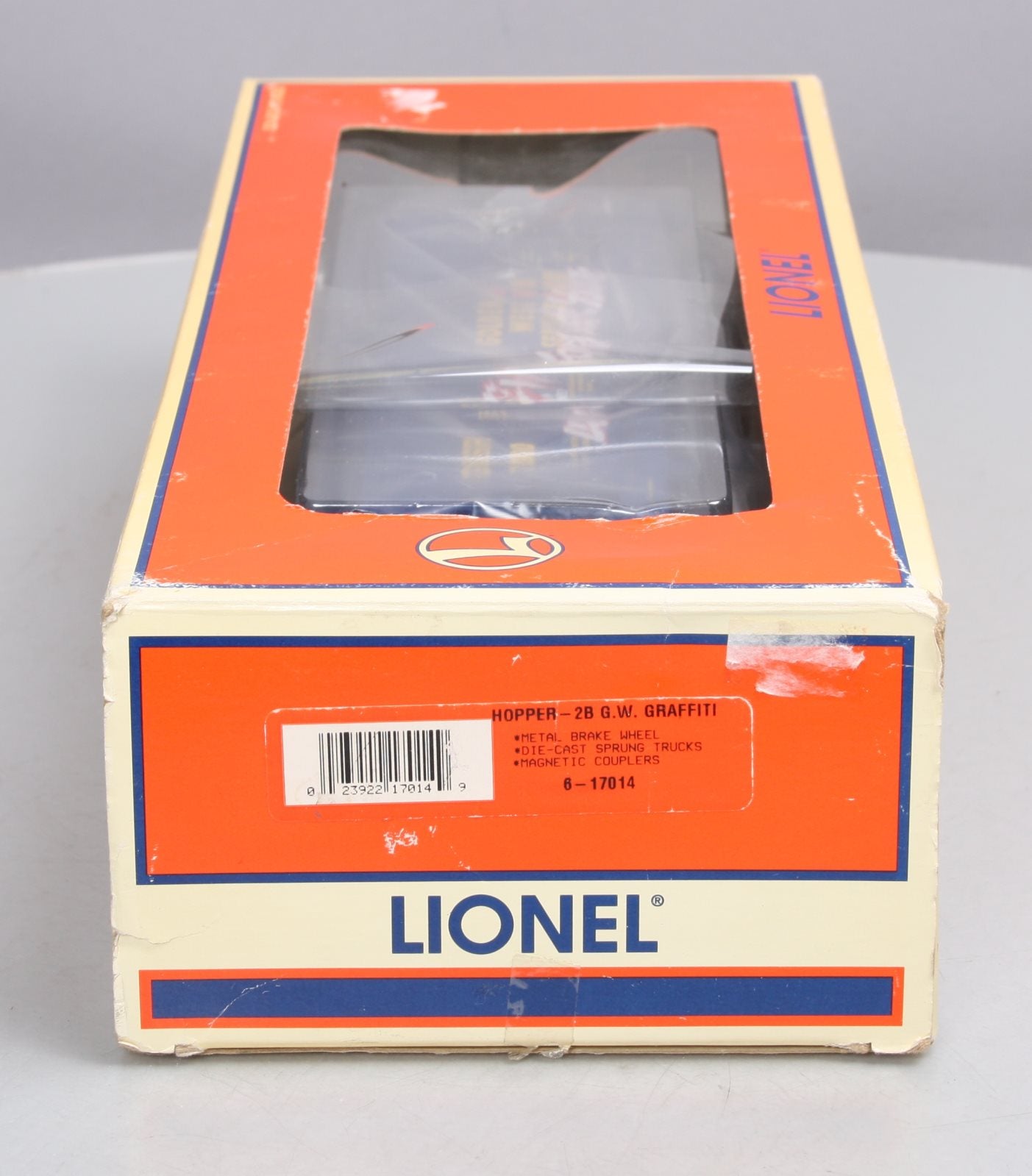 Lionel 6-17014 O Gauge Golden West Graffiti Covered 2-Bay Hopper #7000 LN/Box