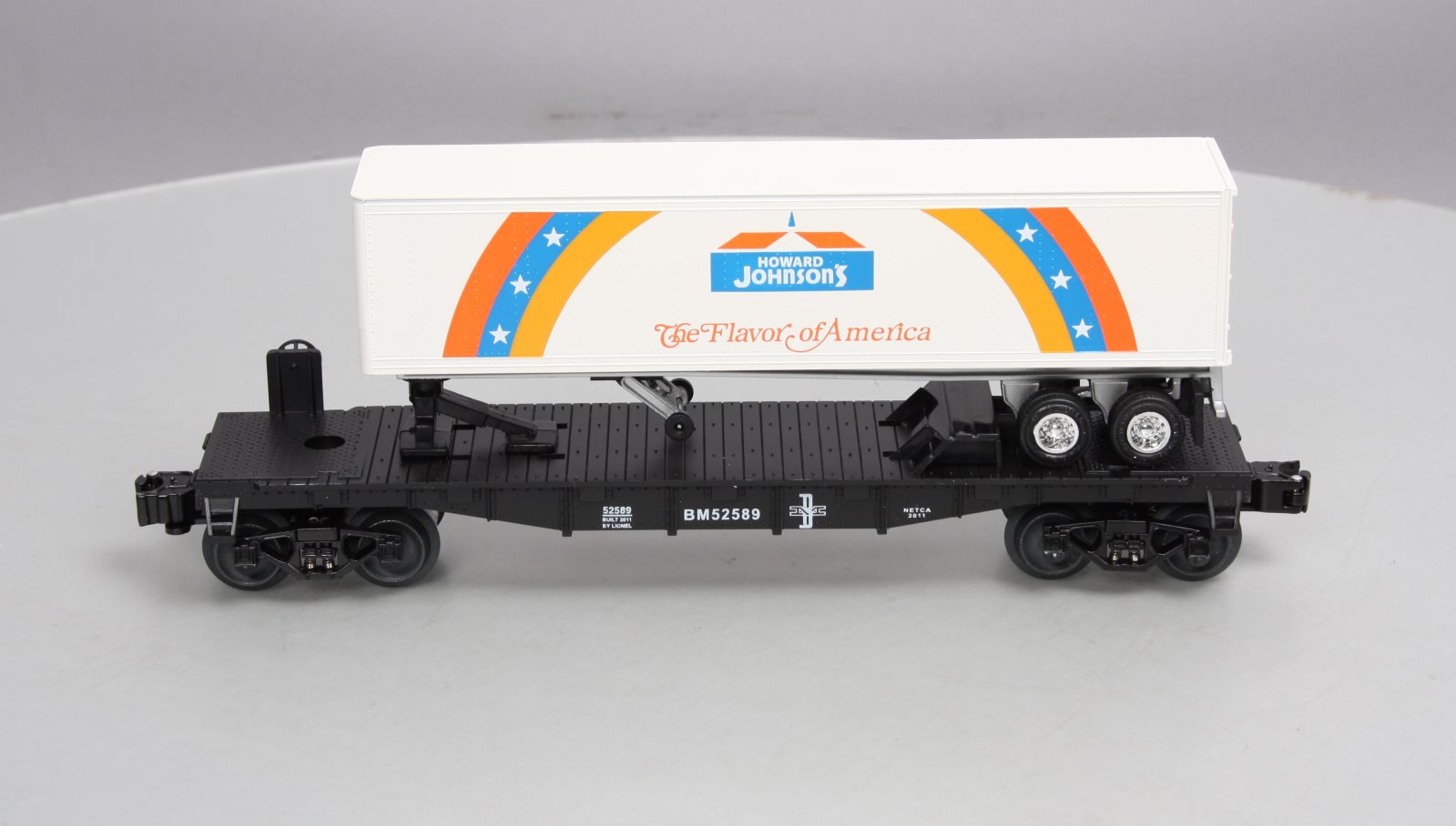 Lionel 6-52589 O Gauge 2011 NETCA Howard Johnson TOFC LN/Box