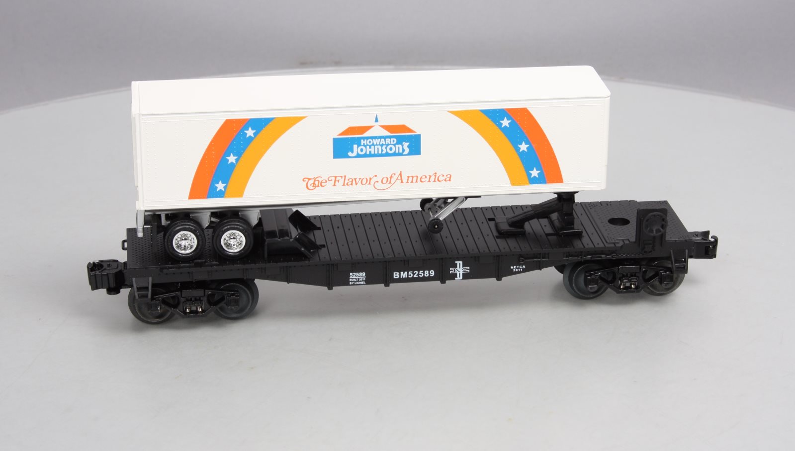 Lionel 6-52589 O Gauge 2011 NETCA Howard Johnson TOFC LN/Box