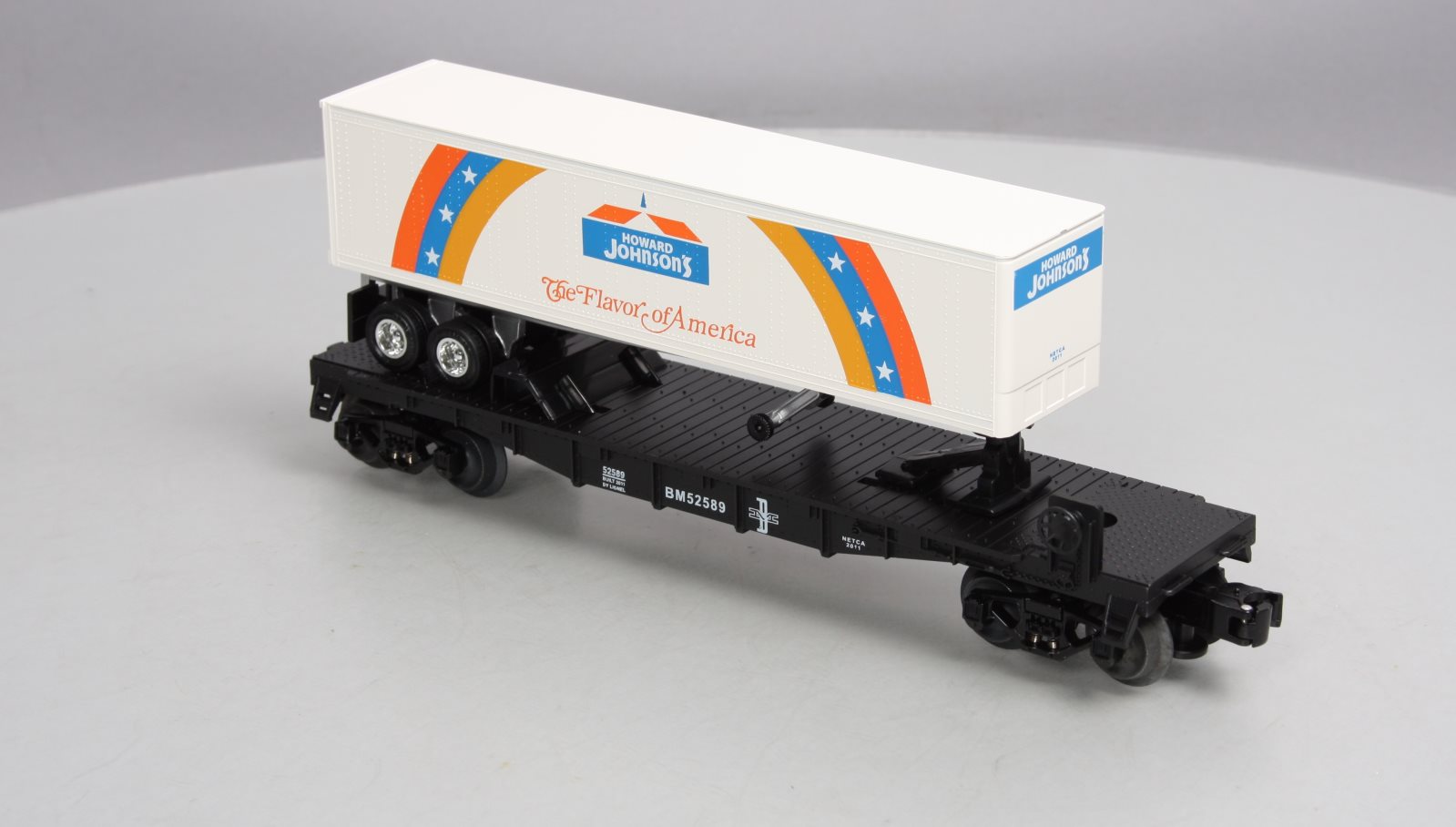 Lionel 6-52589 O Gauge 2011 NETCA Howard Johnson TOFC LN/Box