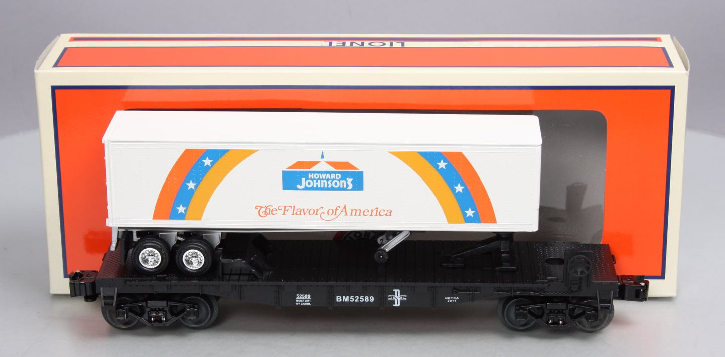 Lionel 6-52589 O Gauge 2011 NETCA Howard Johnson TOFC LN/Box