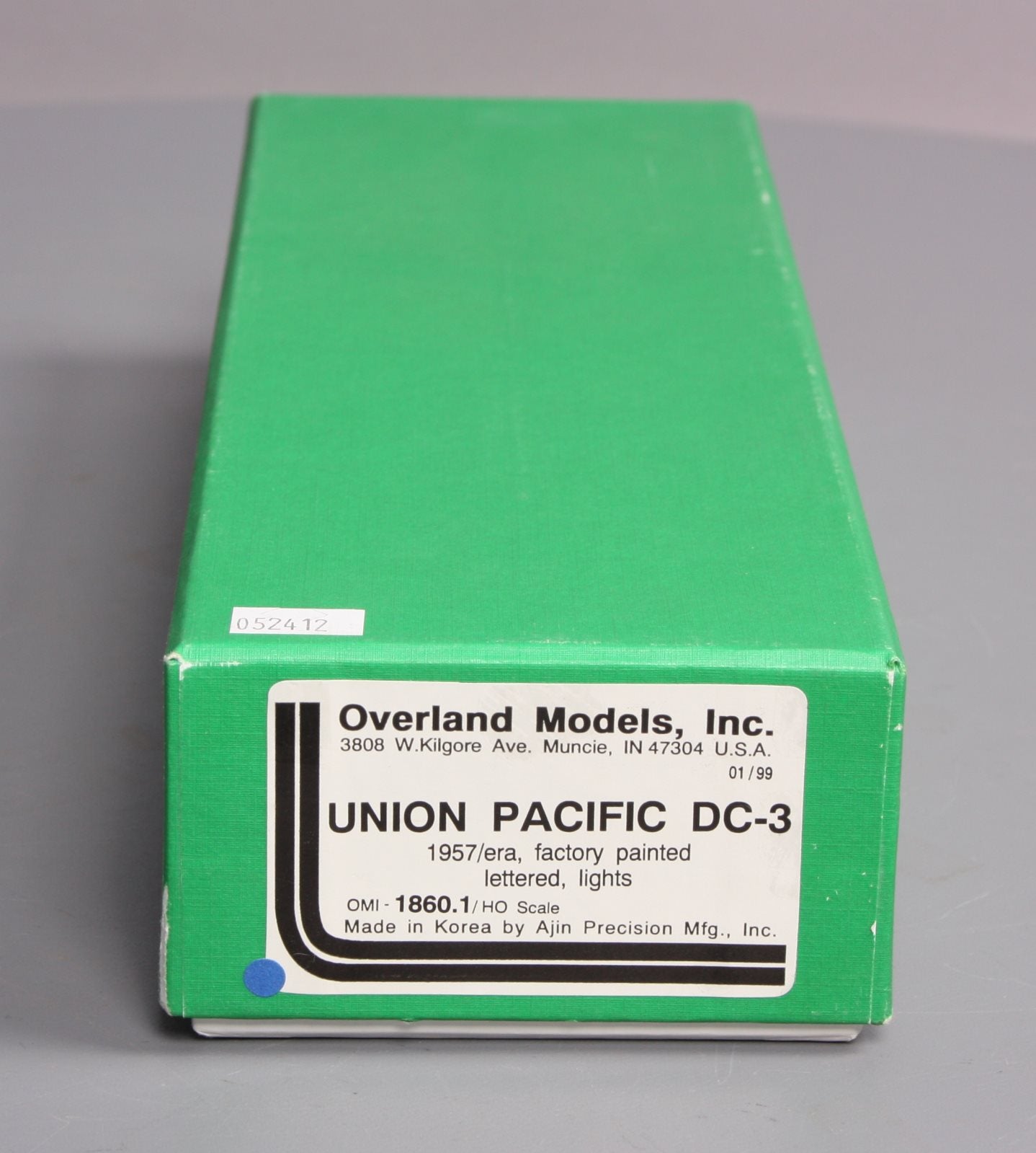 Overland 1860.1 HO BRASS UP DC-3 Diesel Locomotive (#097-129) LN/Box